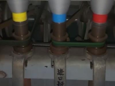 毛紡環(huán)錠細(xì)紗剎車塊使用中